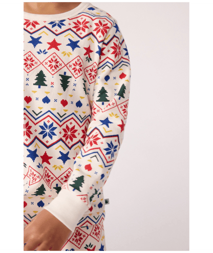 Pyjama mixte hiver en molleton PETIT BATEAU Noël