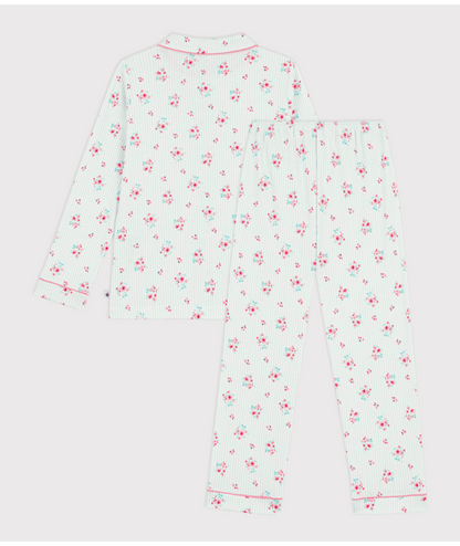 Pyjama fille Petit Bateau - Boutonné