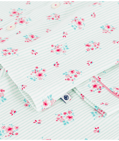Pyjama fille Petit Bateau - Boutonné