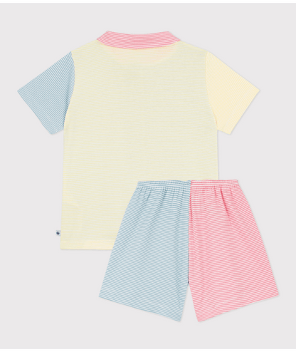 Pyjama fille Petit Bateau - Short Blanc