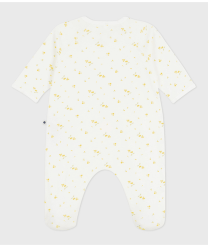 Dors-bien bébé fille Petit Bateau - Pyjama Blanc