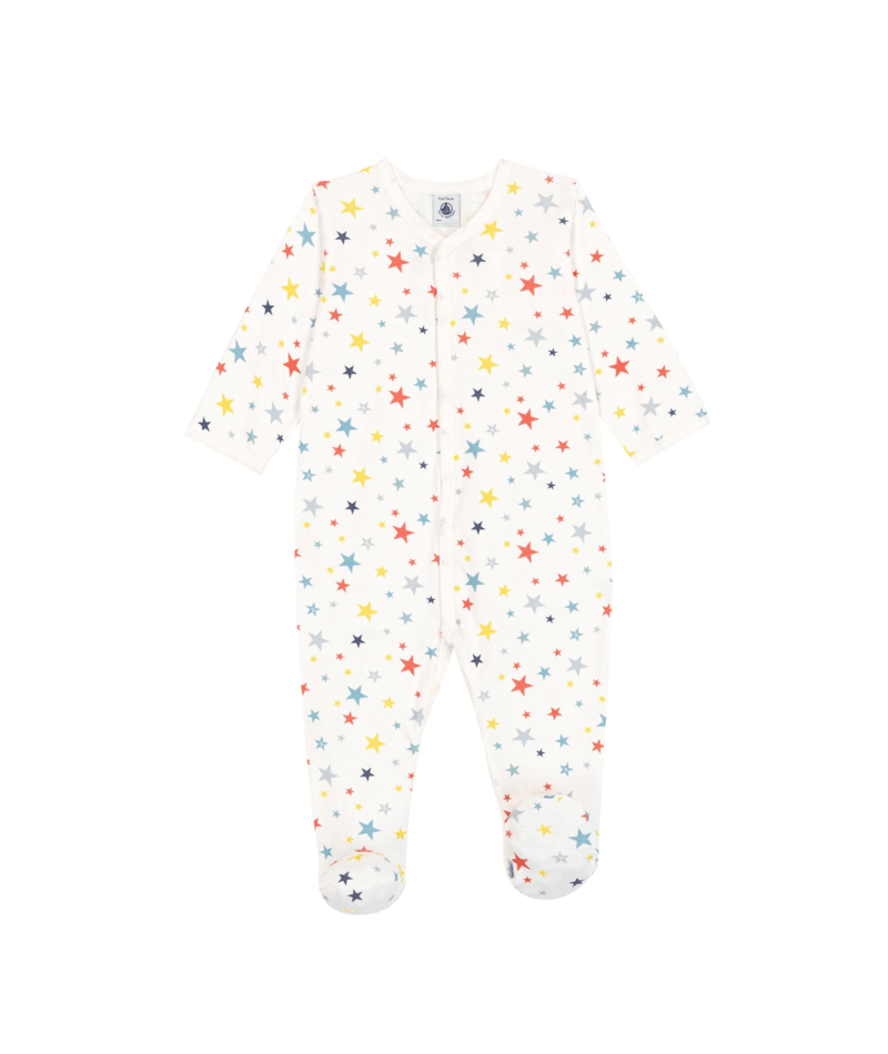 Pyjama bébé coton imprimé étoiles PETIT BATEAU A0F8T