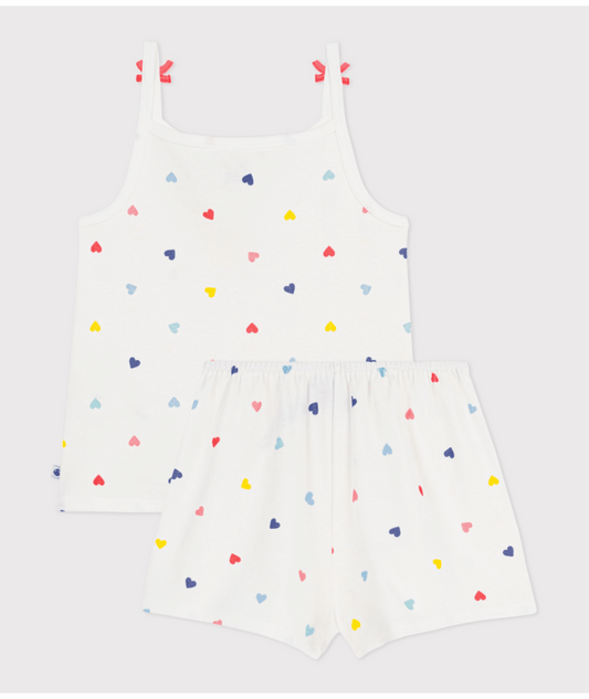 Pyjama short coton à bretelles PETIT BATEAU A0F97