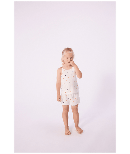 Pyjacourt fille Petit Bateau - Pyjama Blanc