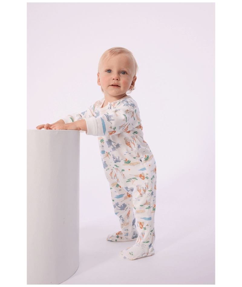 Pyjama bébé savane PETIT BATEAU A0F9N