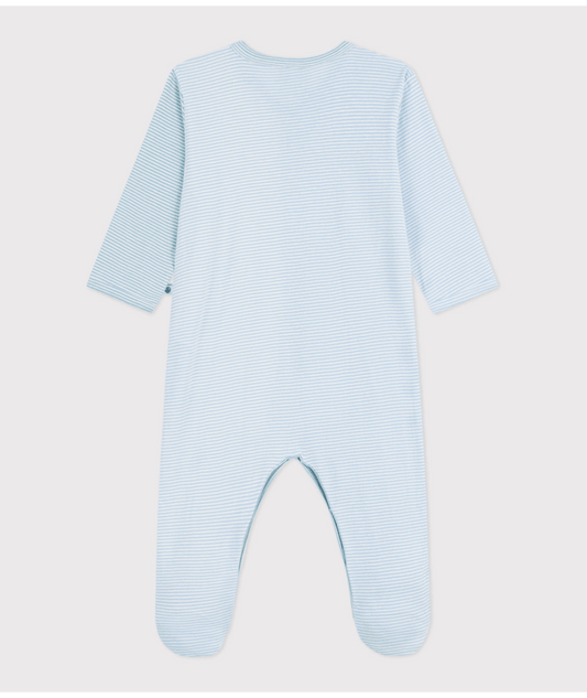 Pyjama bébé en coton imprimé à rayures PETIT BATEAU A0FAY