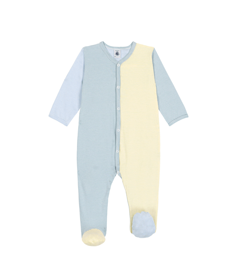 Pyjama bébé en coton imprimé à rayures PETIT BATEAU A0FAY