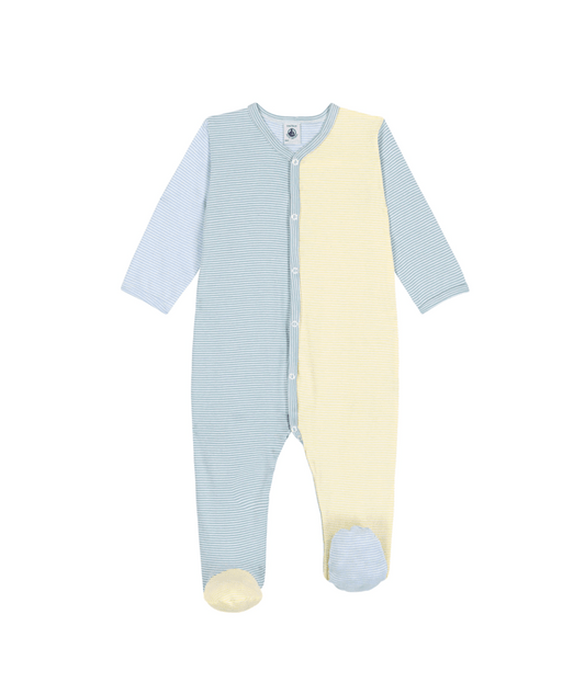 Pyjama bébé en coton imprimé à rayures PETIT BATEAU A0FAY