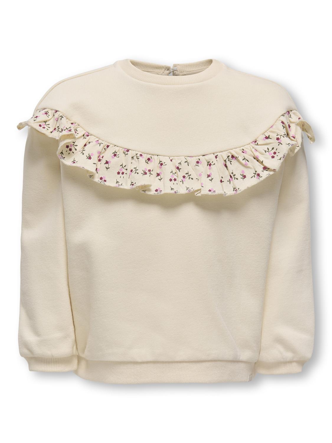 Sweat-shirt Kids mini girl Kmgcapella life ls cont aop ruf ub swt