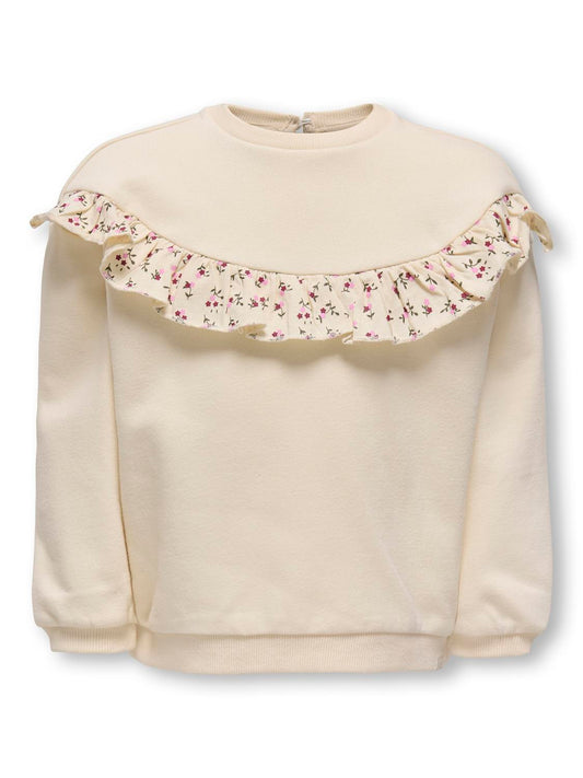 Sweat-shirt Kids mini girl Kmgcapella life ls cont aop ruf ub swt