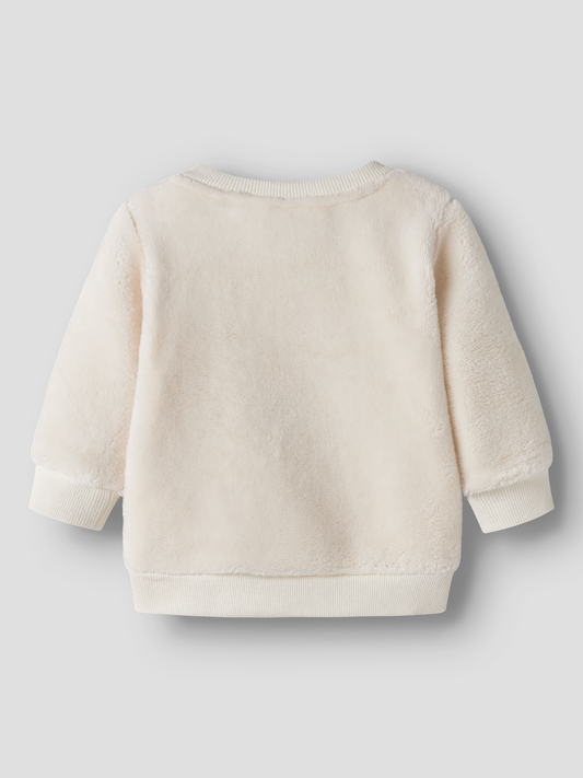 Sweat-shirt teddy bébé fille Name It Baby - Olivine
