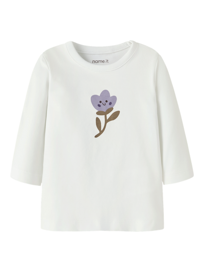 T-shirt manches longues bébé fille Name It Baby - Opeya