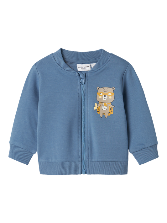 Cardigans en molleton Name it baby Nbmvonne sweat cardigan box bru