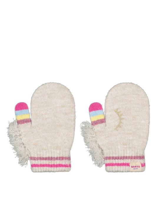 Moufles licorne fille Barts - Unicorny Crème