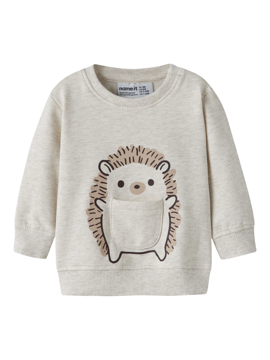 Sweat-shirt-Name it baby-NBNOBBAS LS SWEAT BRU