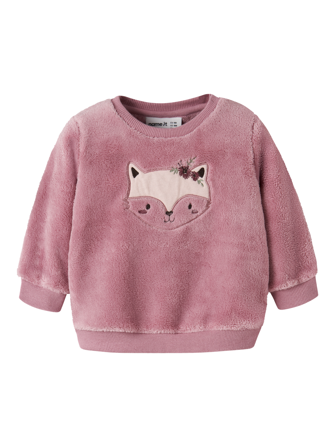 Sweat-shirt teddy bébé fille Name It Baby - Olivine