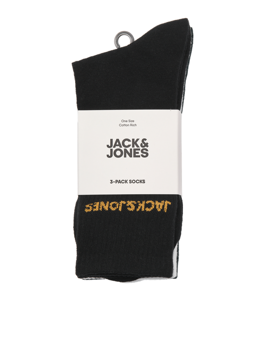 Lot de 3 chaussettes de tennis garçon Jack & Jones Junior - Bruno