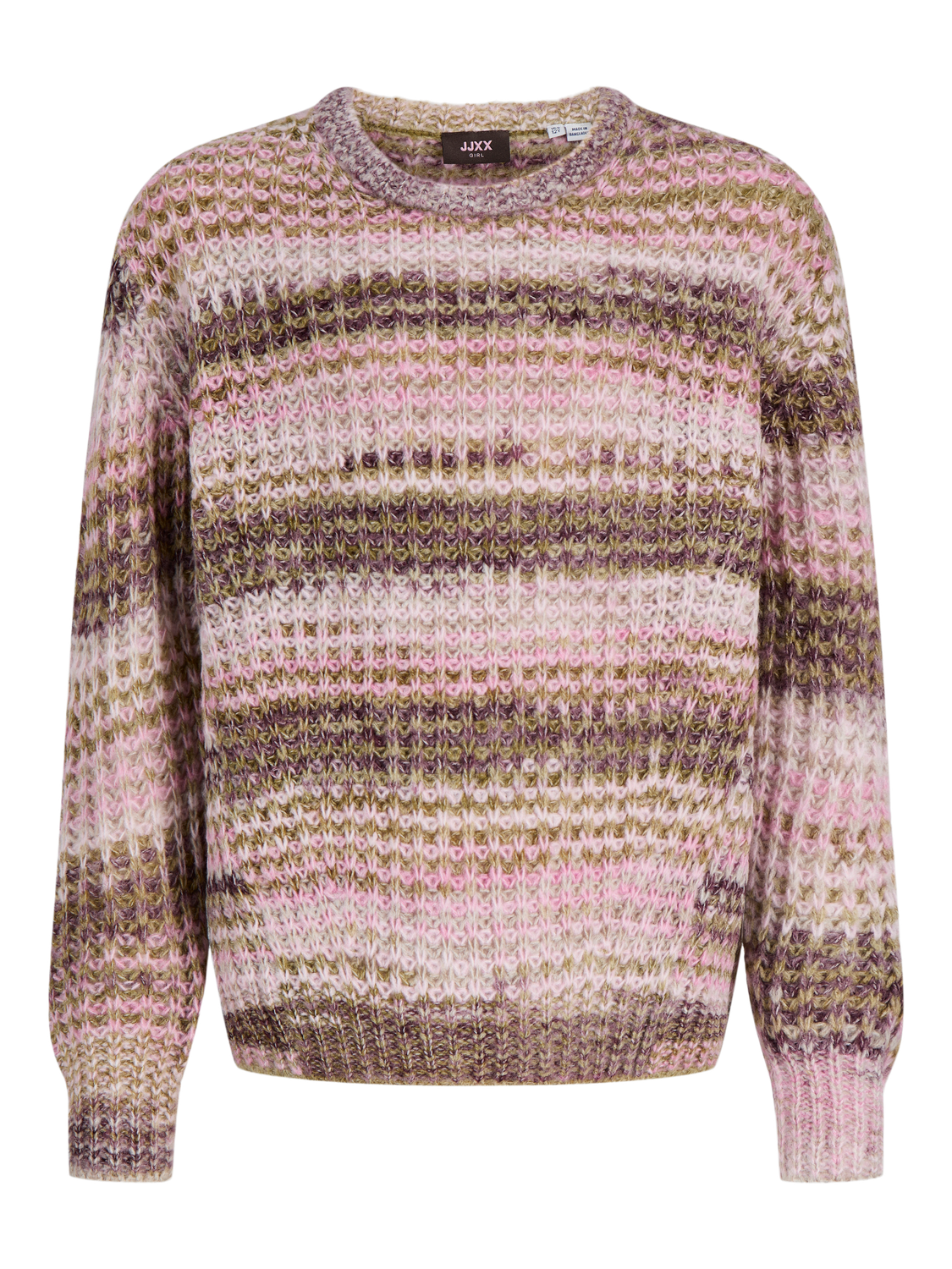 Pull-overs-Jjxx girl-Jxsimone space dye crew neck knit grl