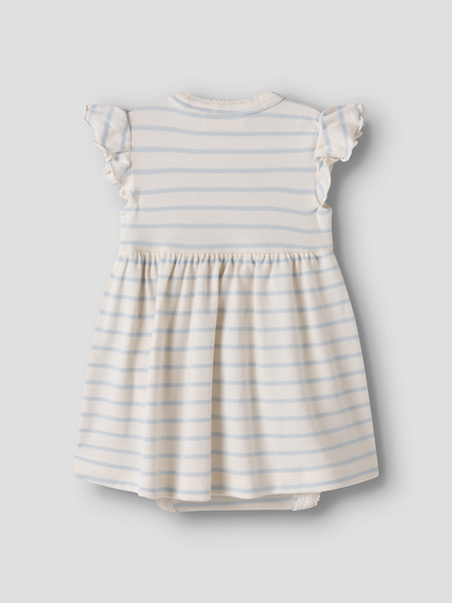 Robe midi bébé fille Lil' Atelier - Geo Lait de coco
