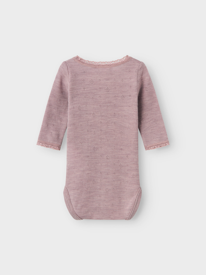 Bodies Name it baby Nbfwang wool needle ls body solid noos