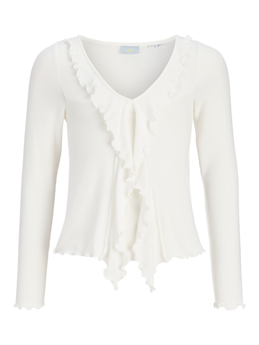 Tops-Jjxx girl-JXUMA LS RIB BOW TOP JRS GRL