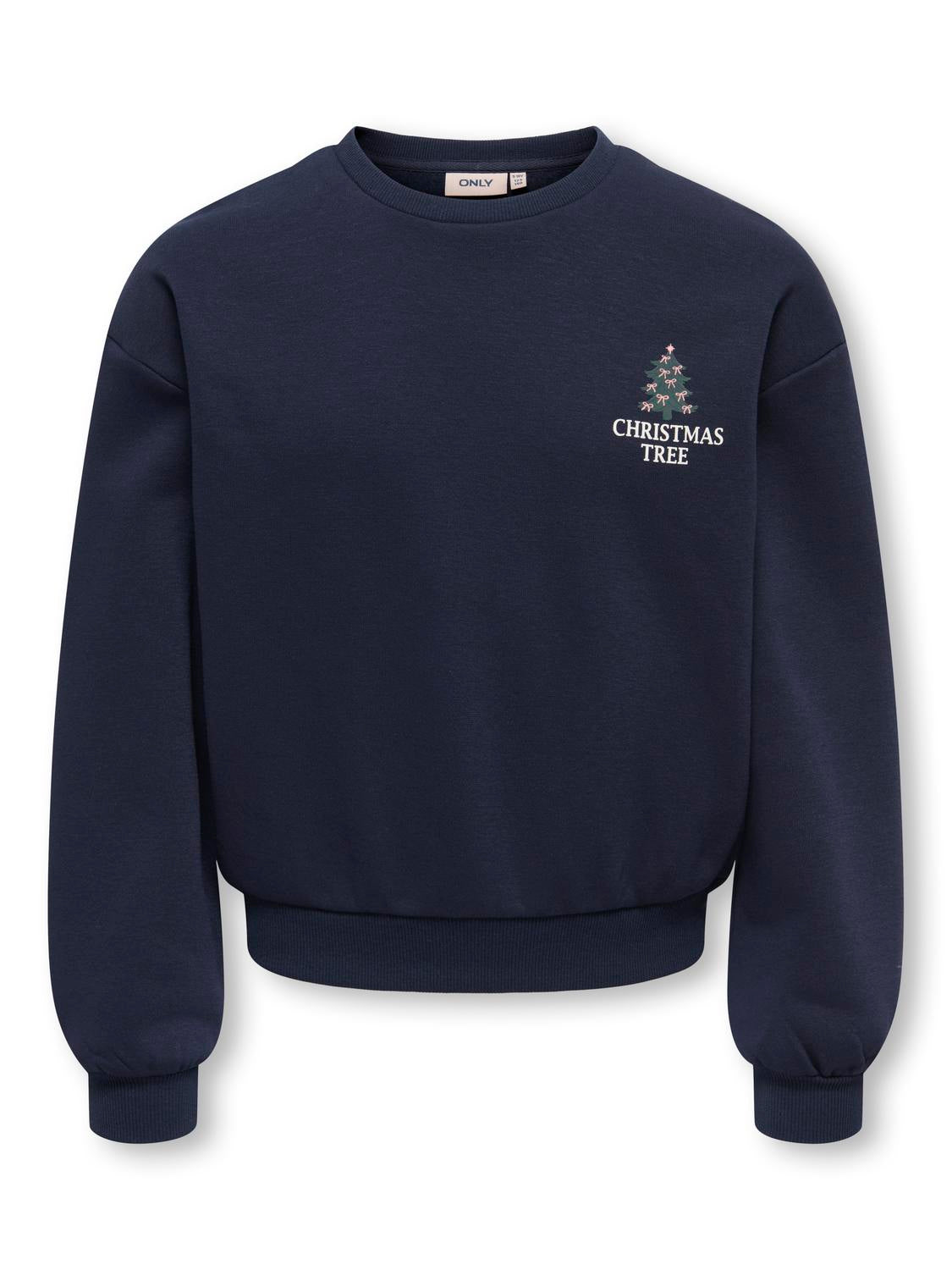 Sweat-shirt-Kids only girl-KOGELFIE LS XMAS BOXY O-NECK BOX SWT