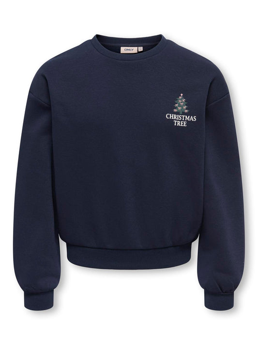 Sweat-shirt-Kids only girl-KOGELFIE LS XMAS BOXY O-NECK BOX SWT