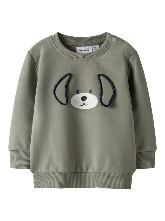 Sweat-shirt Name it baby Nbmtobias ls sweat bru