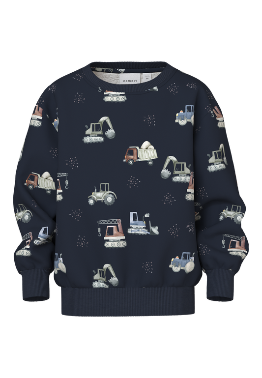 Sweat-shirt Name it mini Nmmsven ls nreg swe bru