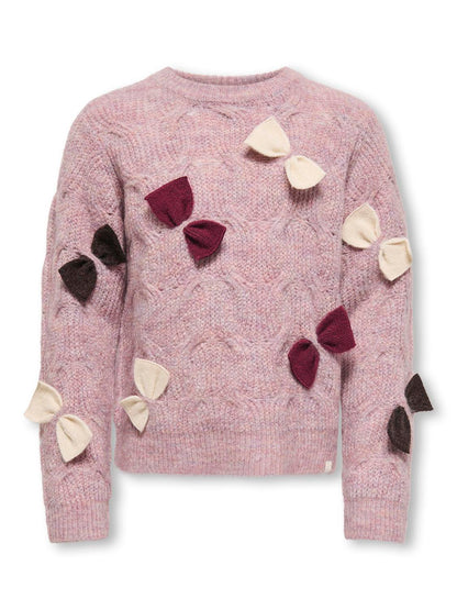 Pull-overs Kids mini girl Kmgrosalin l/s o-neck pullover knt