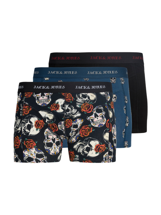 Boxers Jack&jones junior Jacmurphy skull trunks 3 pack jnr