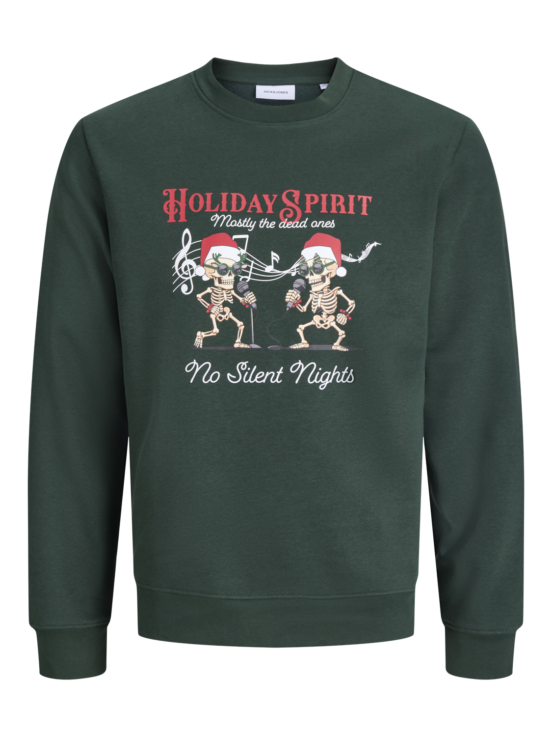 Sweat-shirt de Noël garçon Jack & Jones Junior - Merry Skull