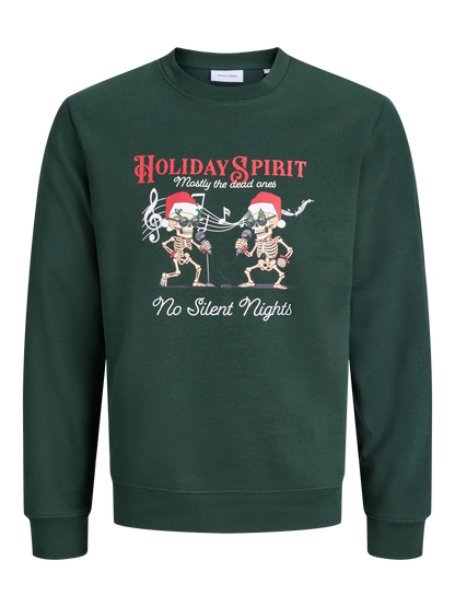 Sweat-shirt de Noël garçon Jack & Jones Junior - Merry Skull