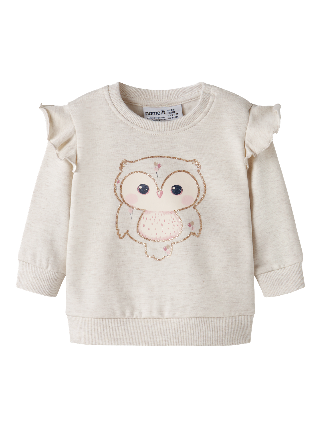 Sweat-shirt-Name it baby-NBFNILDA LS SWEAT BRU