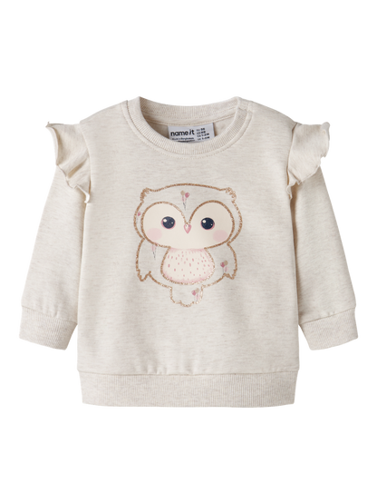 Sweat-shirt-Name it baby-NBFNILDA LS SWEAT BRU