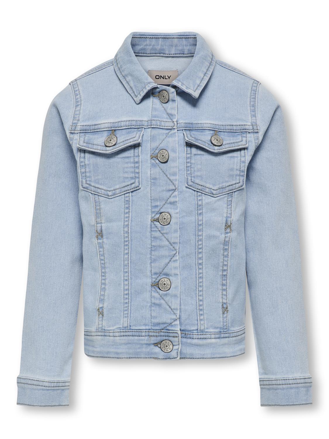 Vestes Kids only girl Kogsara light blue dnm jacket noos