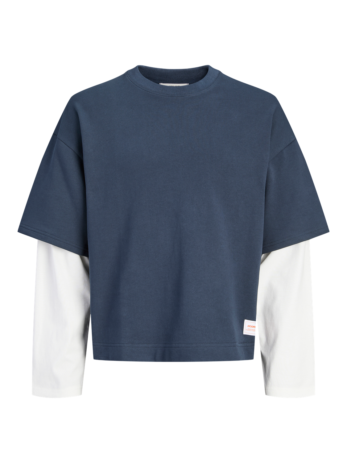 Sweat-shirt col rond garçon Jack & Jones Junior - Echo