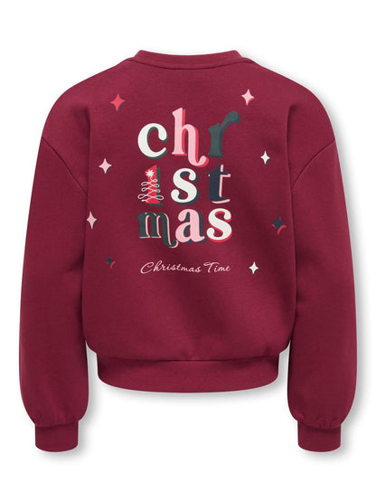 Sweat-shirt Noël fille Kids Only Girl - Elfie