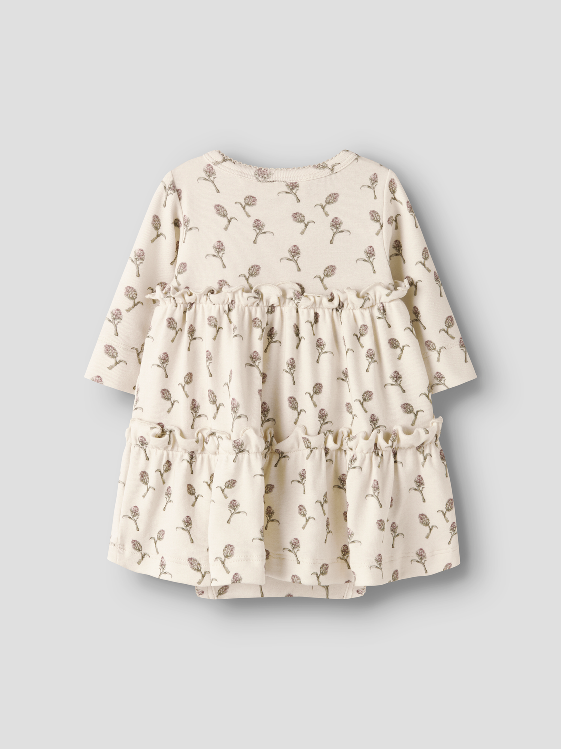 Robe midi bébé fille Lil' Atelier - Gayo Gris tourterelle
