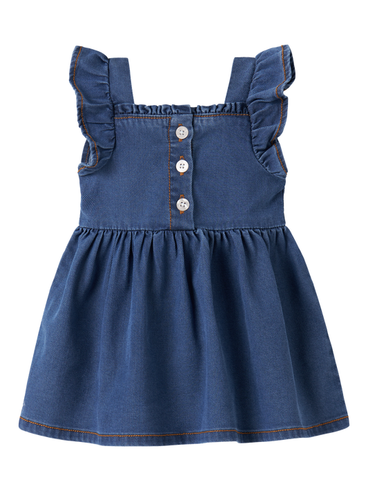 Robe courte Name it baby Nbfmorgan dnm frill dress 1272-yb k