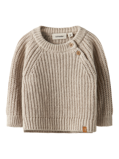 Haut en tricot Lil' atelier baby Nbnrumba ls loose knit lil