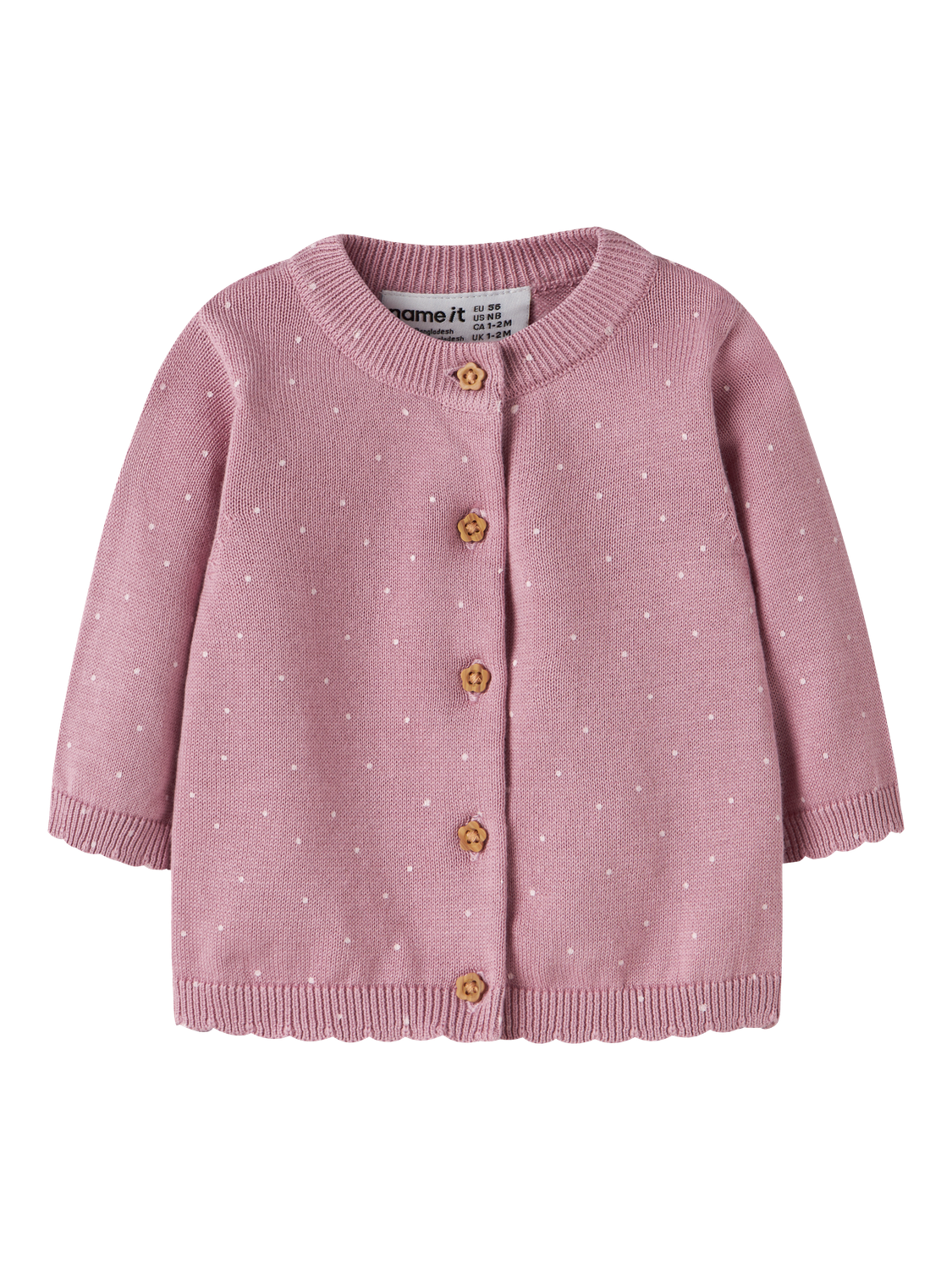 Cardigans en maille-Name it baby-NBFLADOT LS KNIT CARD