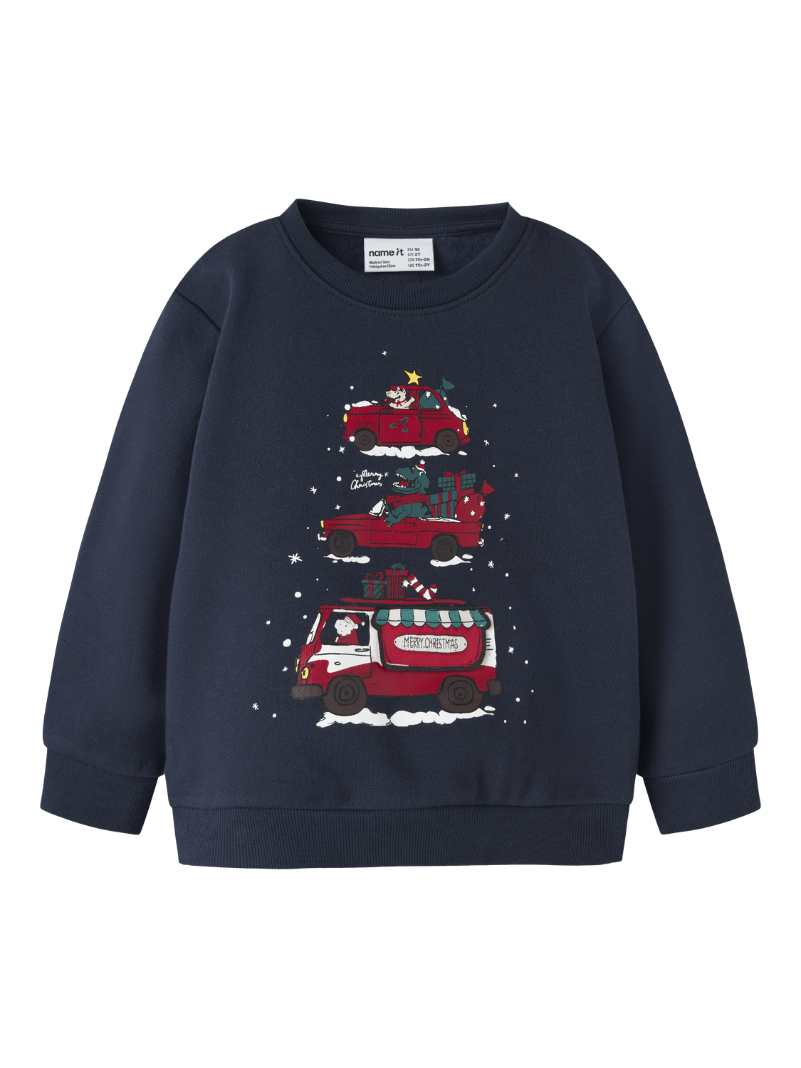 Sweat-shirt-Name it mini-NMMRANE LS NREG SWEAT BRU