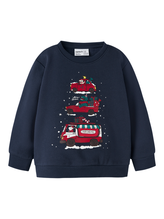 Sweat-shirt-Name it mini-NMMRANE LS NREG SWEAT BRU
