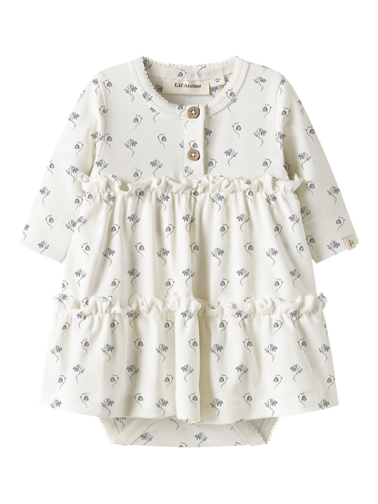 Robe midi bébé fille Lil' Atelier - Gayo Lait de coco