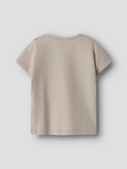 T-shirt bébé fille Name It - Opears Gris château